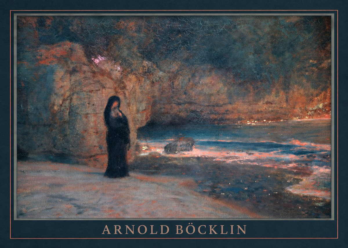Arnold Böcklin The Lament No4 - Poster