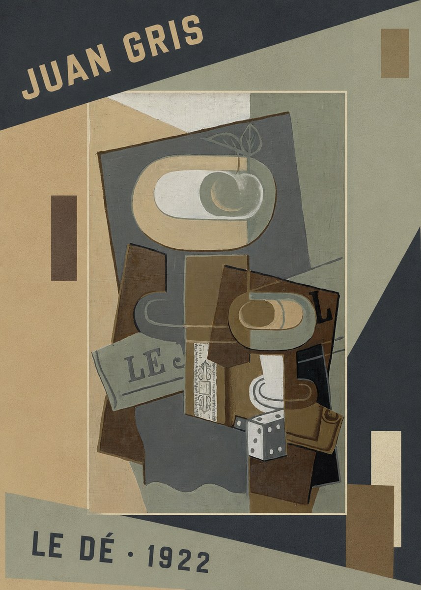 Juan Gris Le Dé No5 - Poster