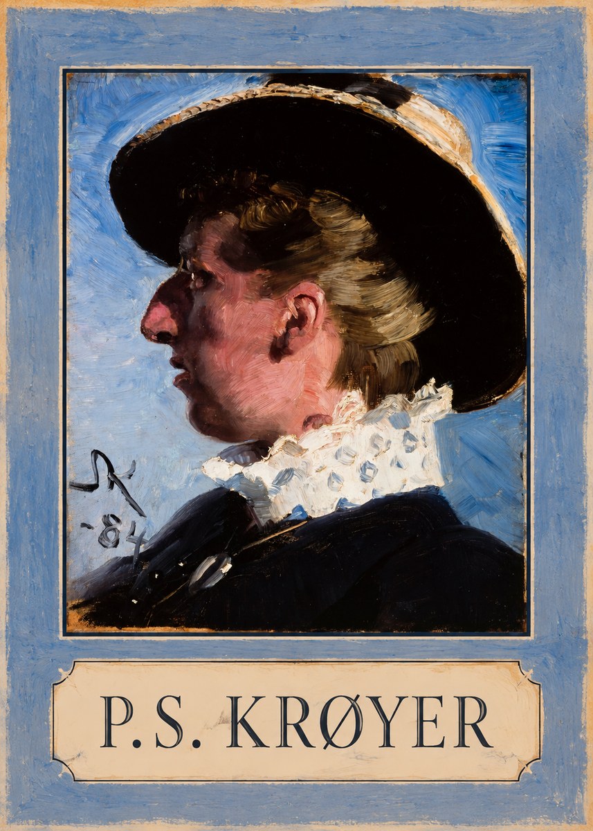 P.S. Krøyer Self-portrait II No1 - Poster