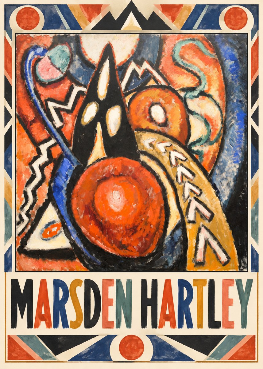 Marsden Hartley Marsden Hartley No1 - Poster