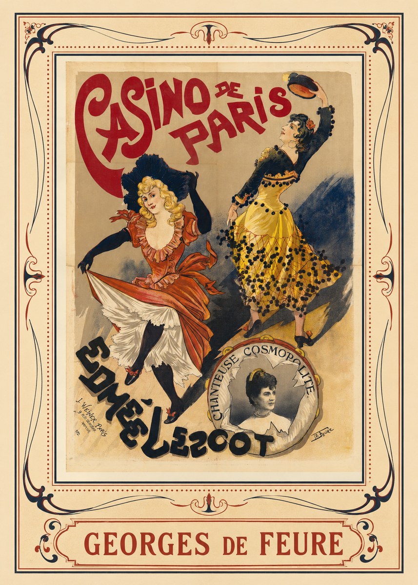 Georges de Feure Edmée L'escot No1 - Poster