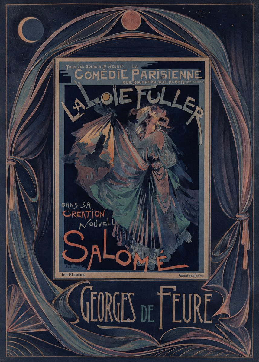 Georges de Feure La Loïe Fuller - Salomé II No4 - Poster
