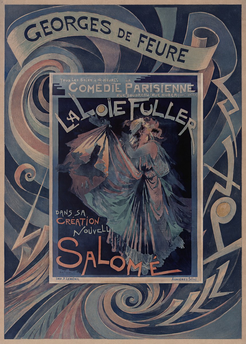 Georges de Feure La Loïe Fuller - Salomé II No6 - Poster