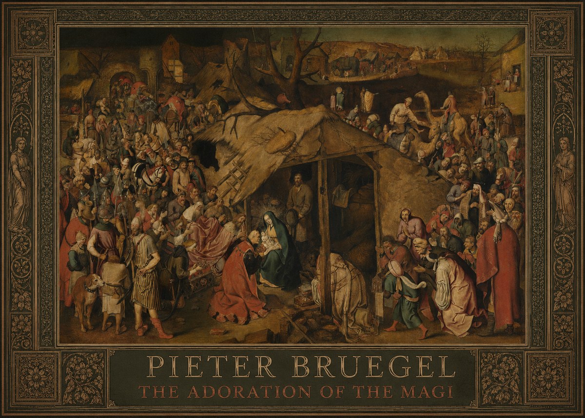 Pieter Bruegel The Adoration of the Magi No1 - Poster