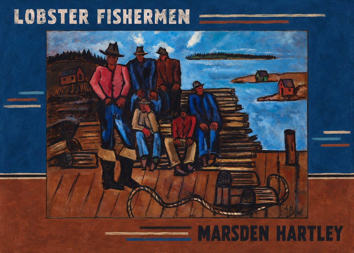 Marsden Hartley Lobster Fishermen II No5 - Poster