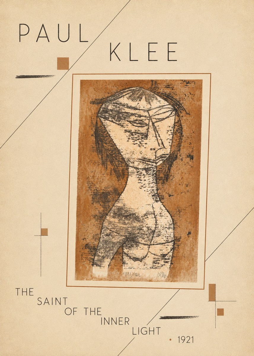 Paul Klee The Saint of the Inner Light No4 - Poster