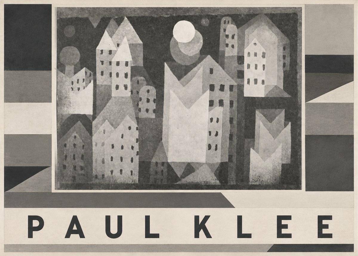 Paul Klee City of Churches No3 - Poster