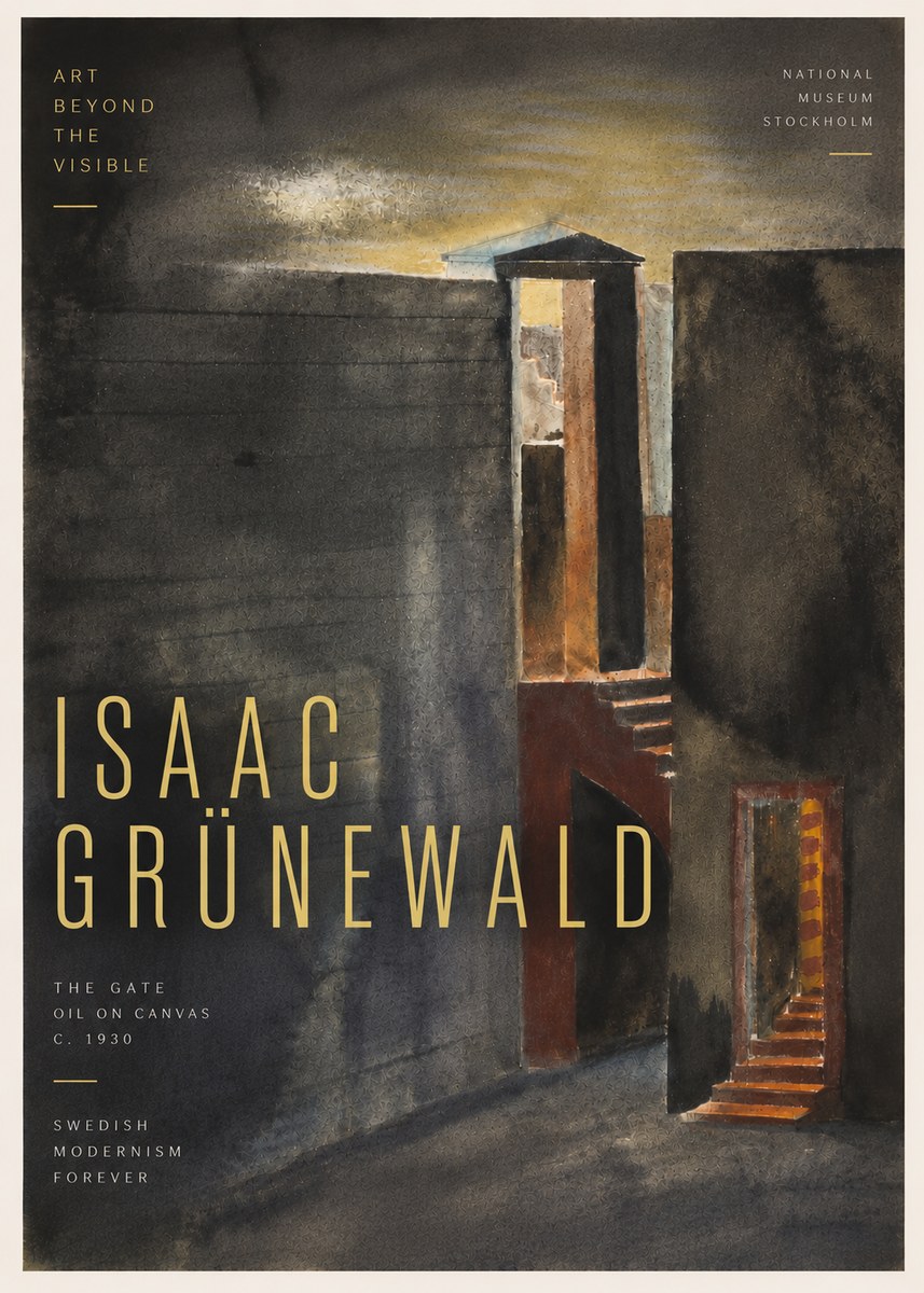 Isaac Grünewald Architectural Fantasy No6 - Poster