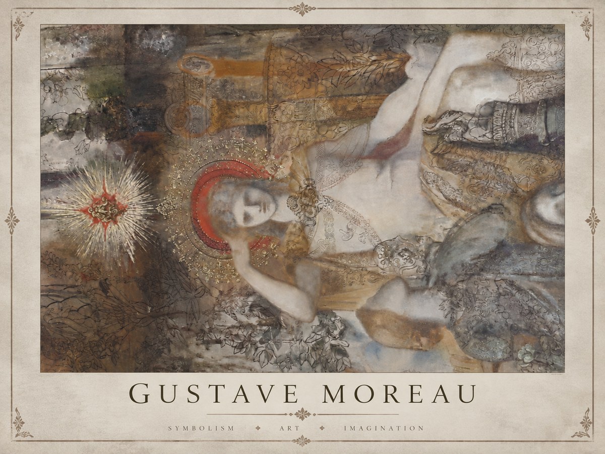 Gustave Moreau Saint Sebastian II No3 - Poster