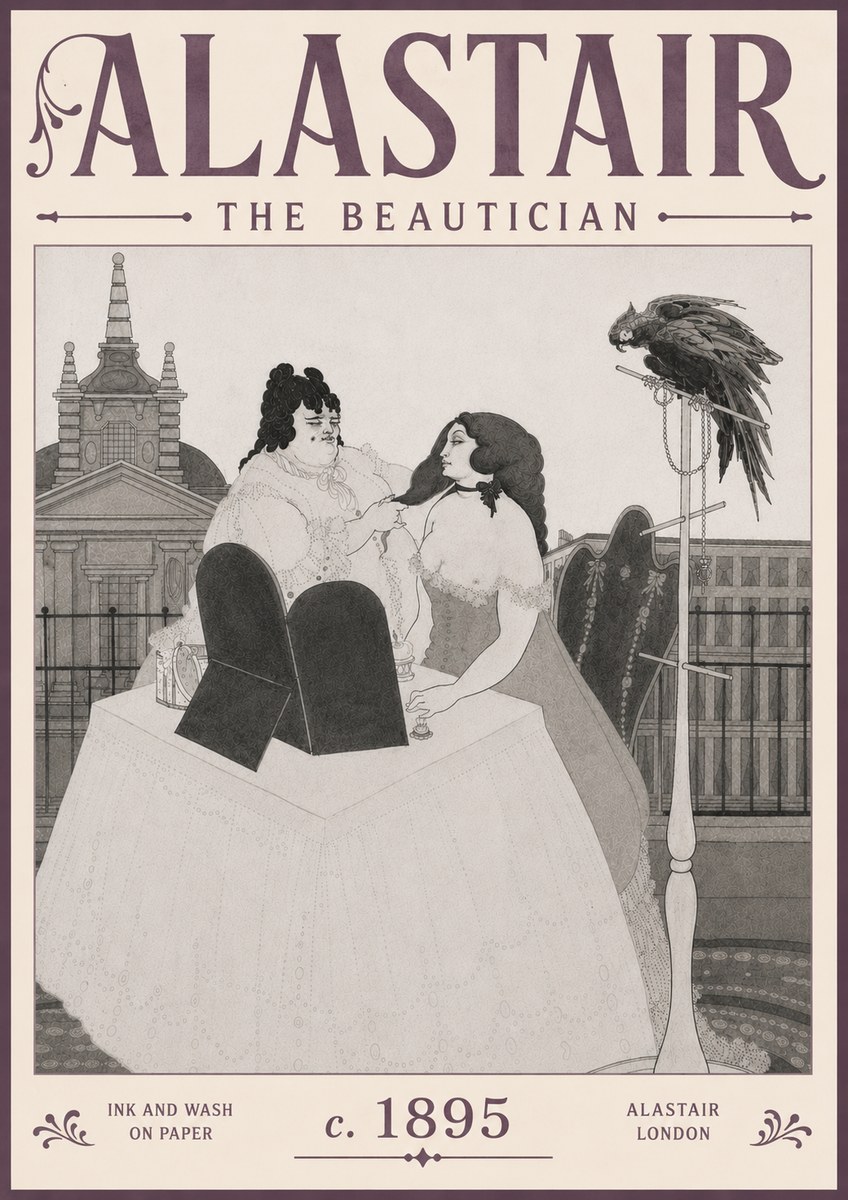 Alastair The Beautician No5 - Poster
