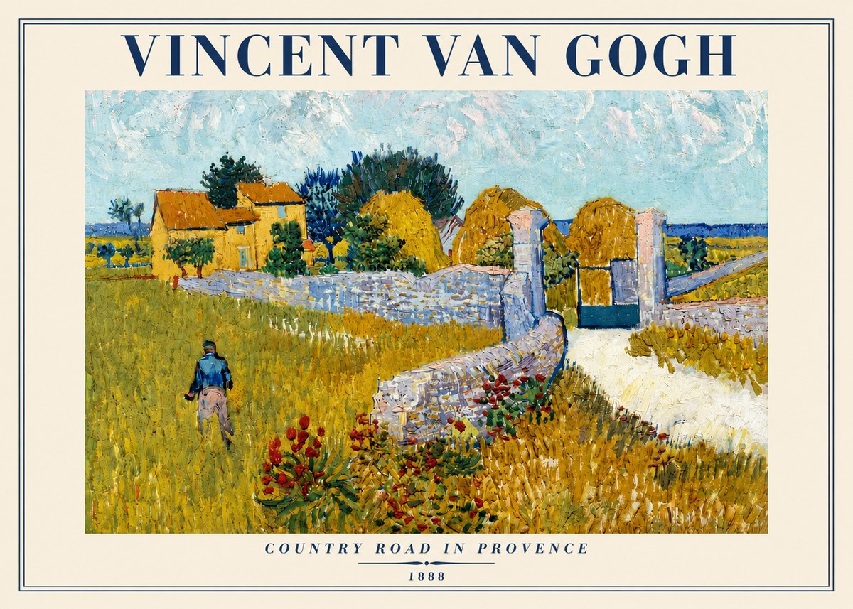 Van Gogh Country Road in Provence I No4 - Poster