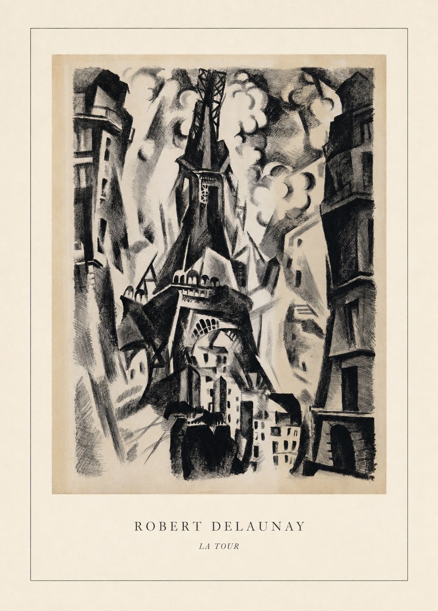 Robert Delaunay La Tour No4 - Poster