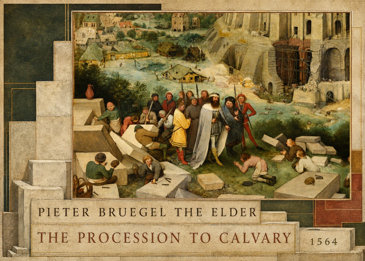 Pieter Bruegel The Tower of Babel XIV No6 - Poster