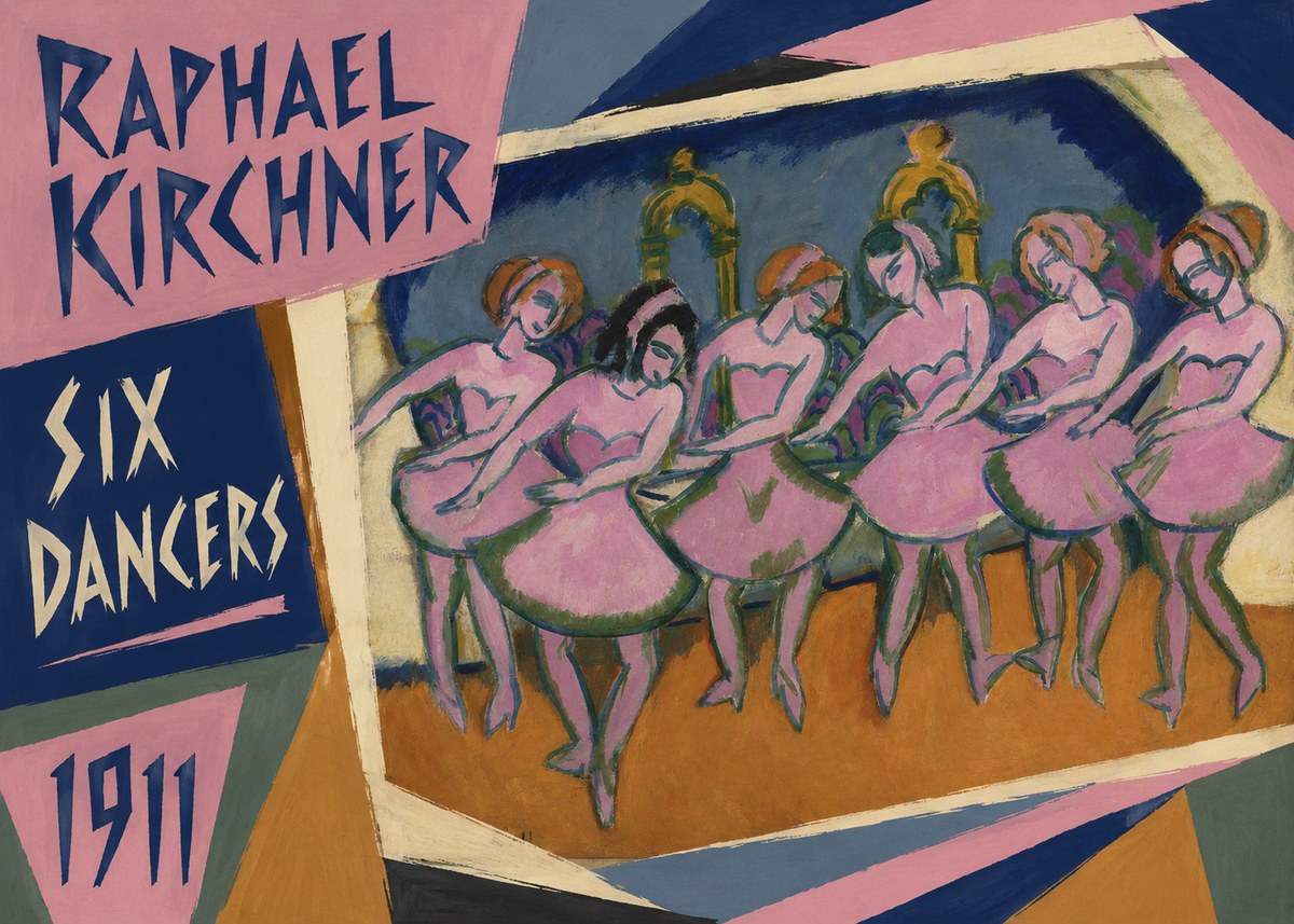 Raphael Kirchner Six Dancers No3 - Poster