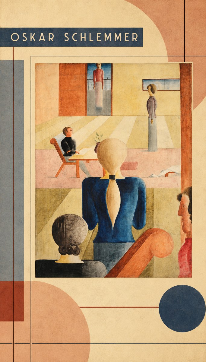 Oskar Schlemmer Composition with Figures No3 - Poster
