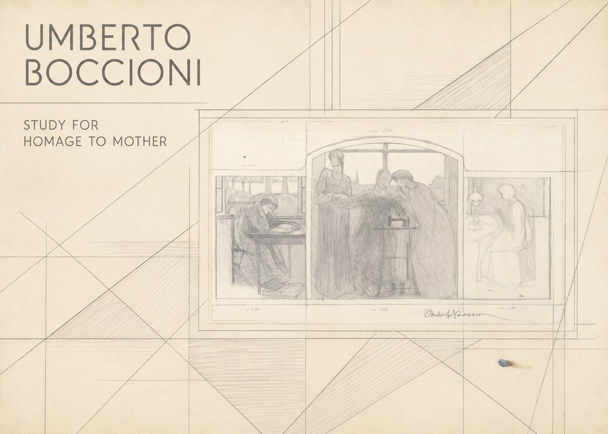 Umberto Boccioni Study for Homage to Mother No5 - Poster