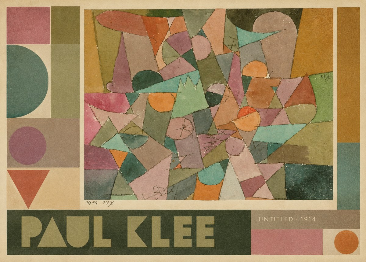 Paul Klee Untitled No4 - Poster