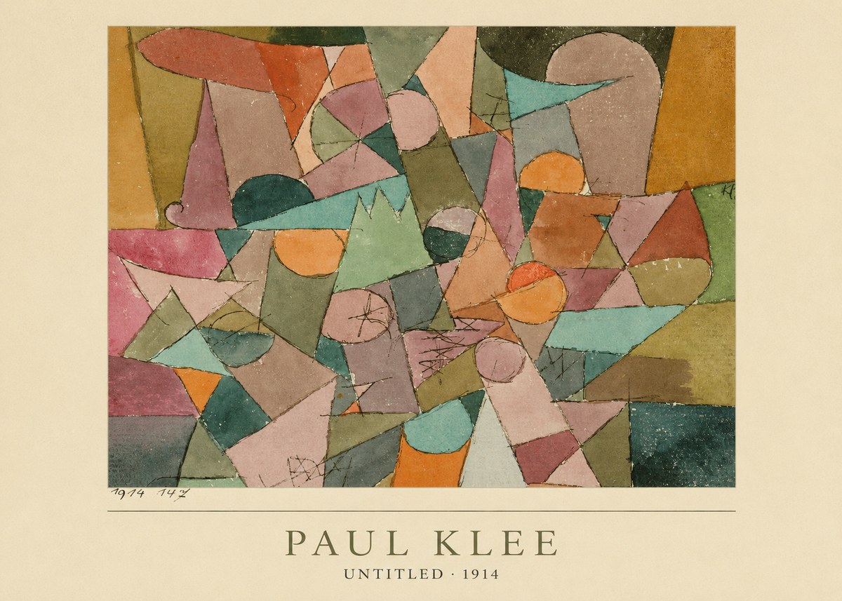 Paul Klee Untitled No5 - Poster