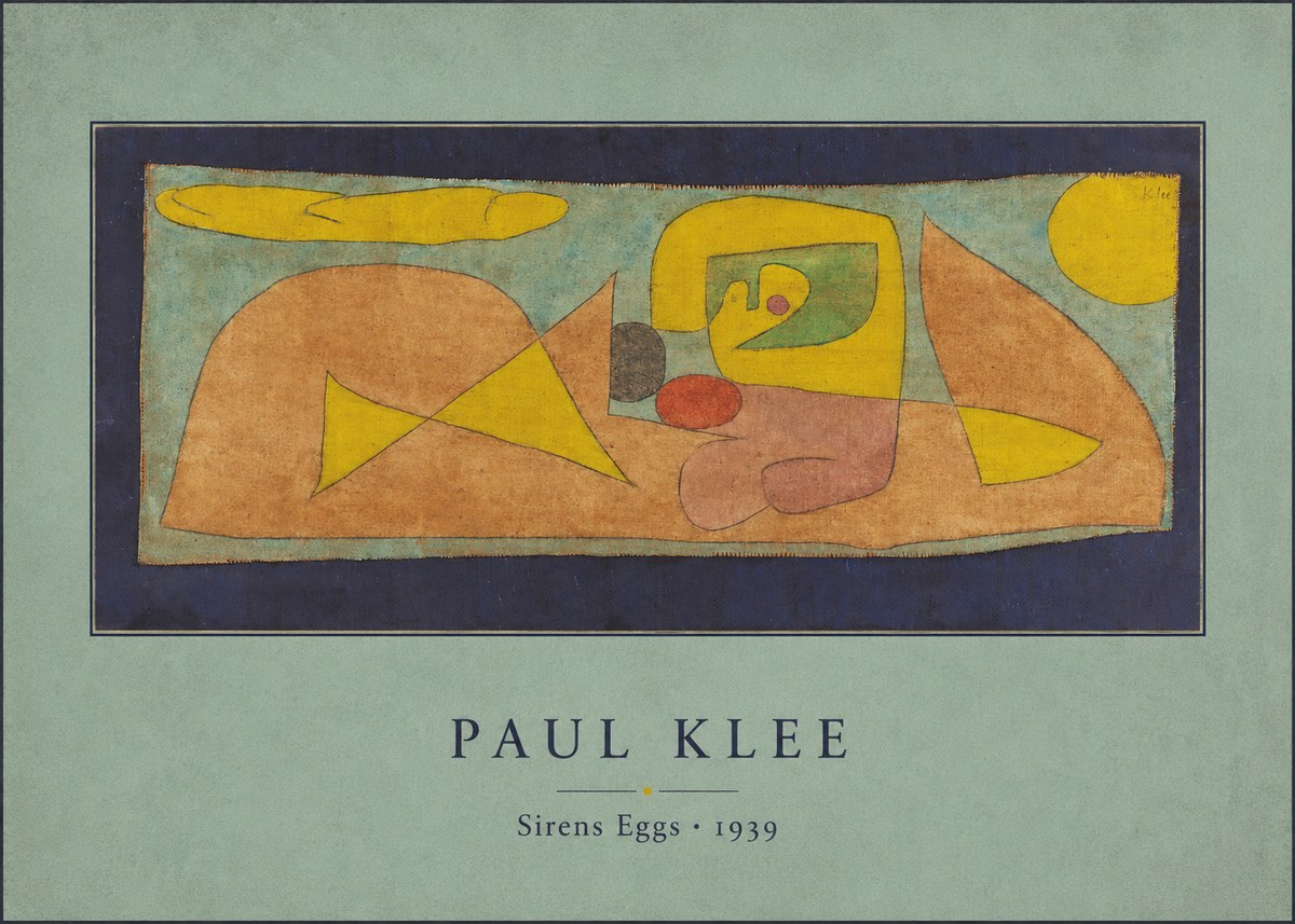 Paul Klee Sirens Eggs No3 - Poster
