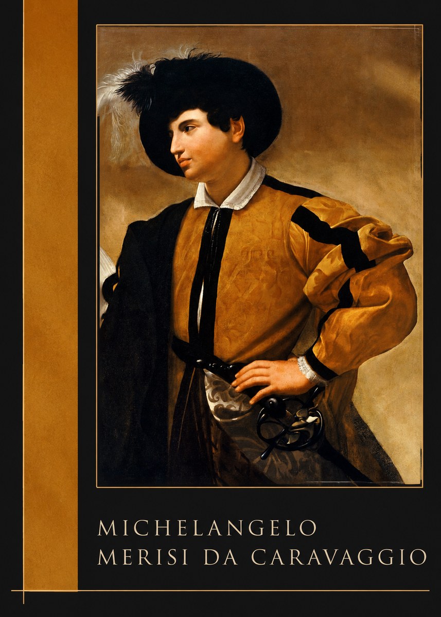 Michelangelo Merisi da Caravaggio Portrait of a Young Man No2 - Poster