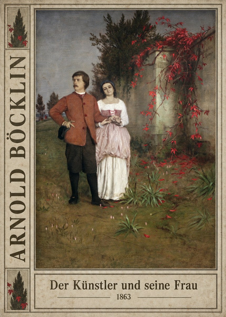 Arnold Böcklin Der Künstler Und Seine Frau No3 - Poster