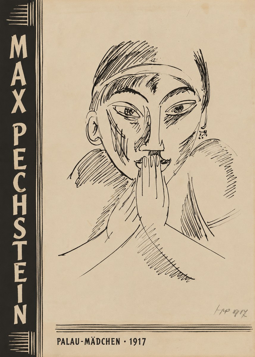 Max Pechstein Palau-mädchen No3 - Poster