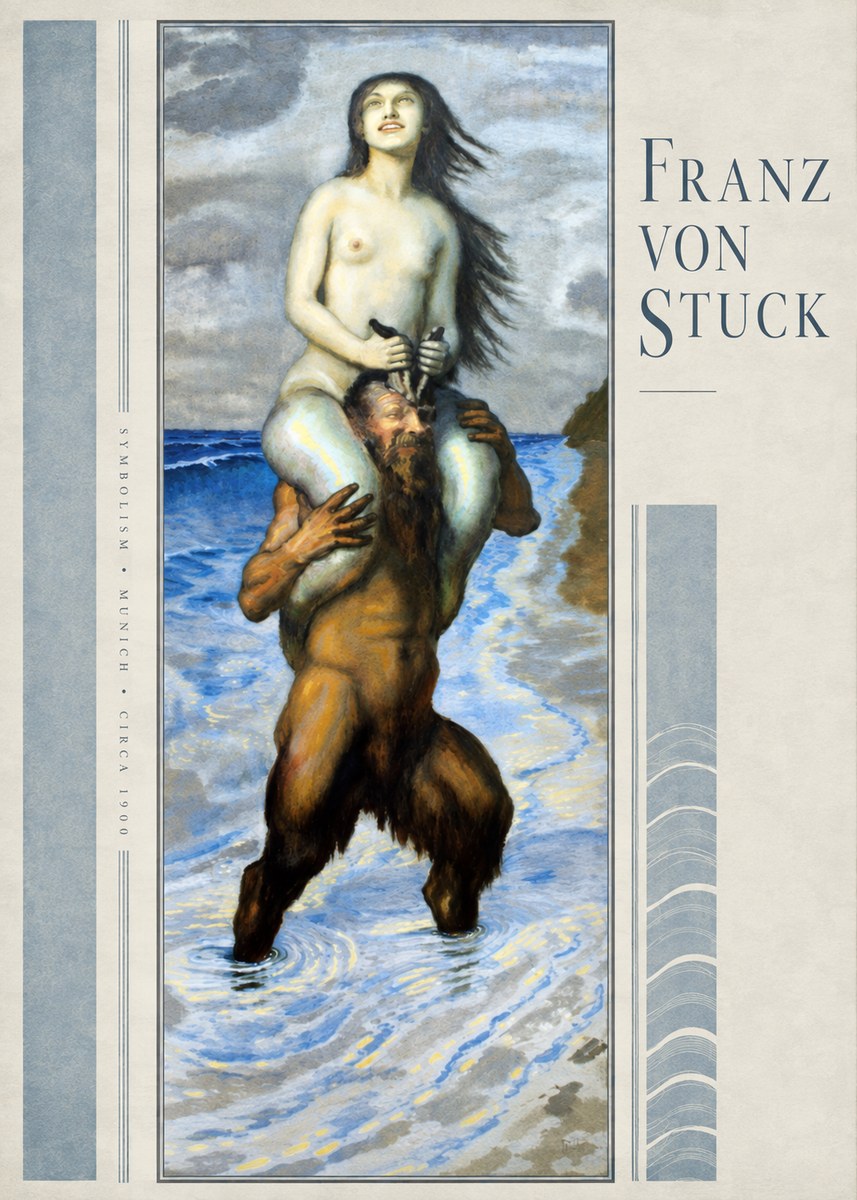 Franz von Stuck The Birth of Venus No5 - Poster