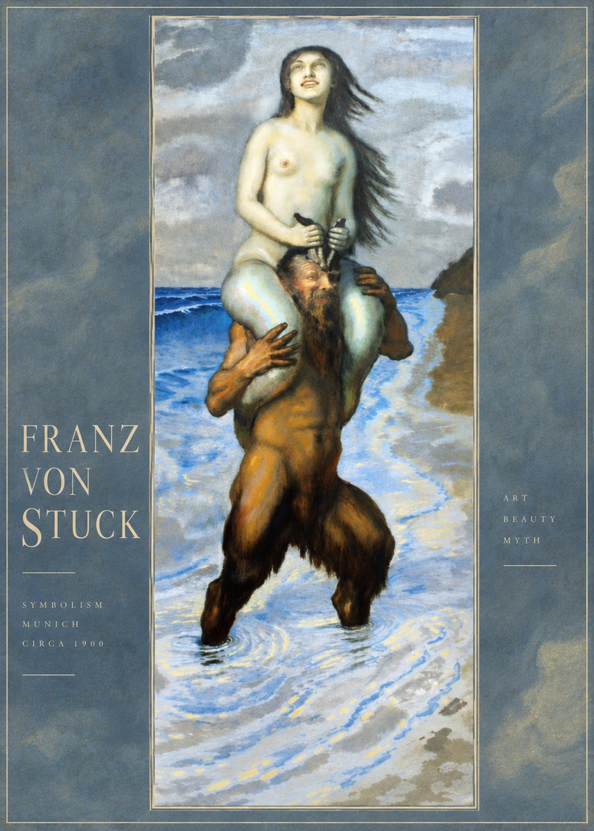 Franz von Stuck The Birth of Venus No6 - Poster