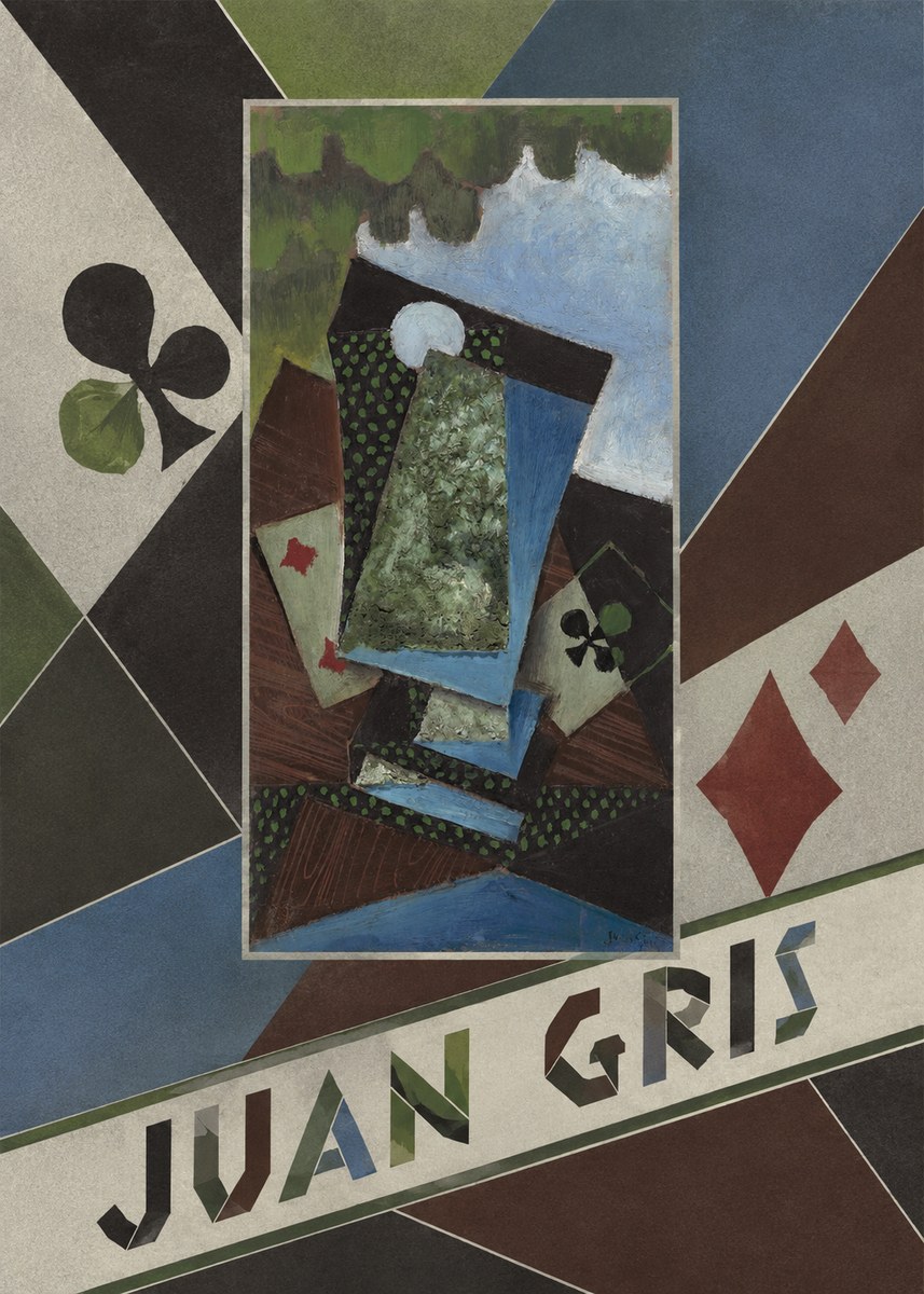 Juan Gris Playing Cards and a Siphon No4 - Poster