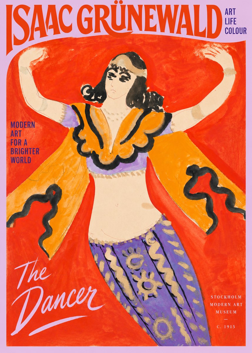 Isaac Grünewald The Dancer I No2 - Poster