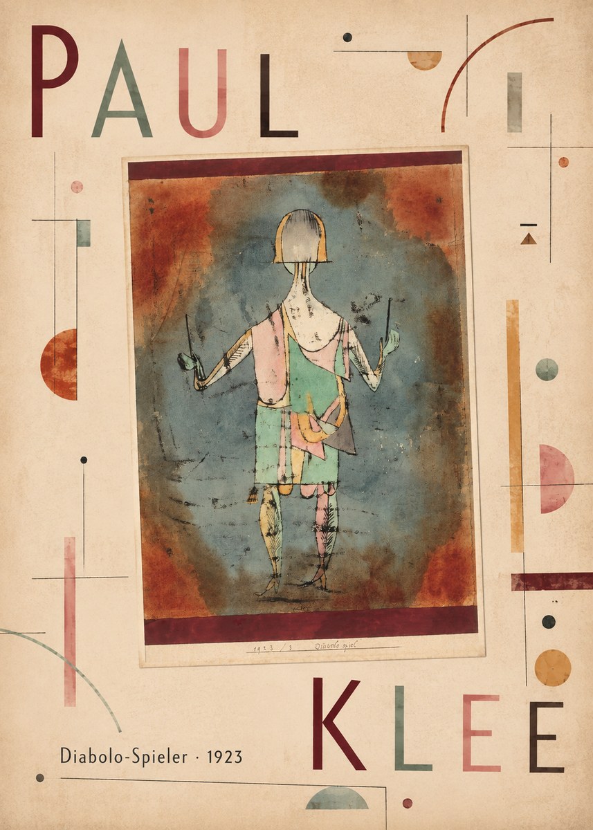 Paul Klee Diabolo-spieler No4 - Poster