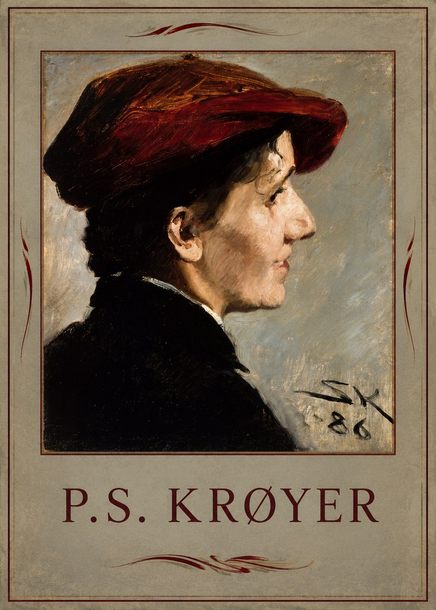 P.S. Krøyer Portrait of a Young Girl No4 - Poster