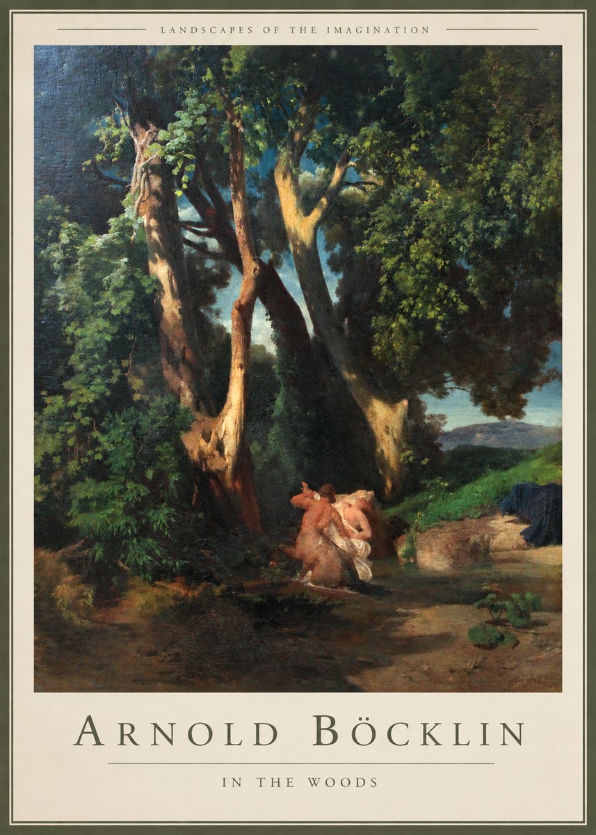 Arnold Böcklin In the Woods No2 - Poster