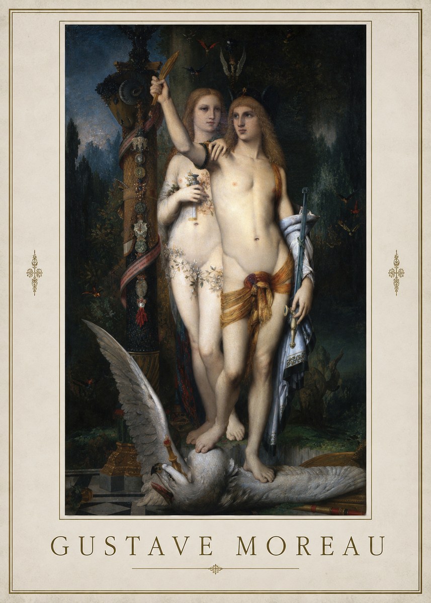 Gustave Moreau The Chimeras No1 - Poster