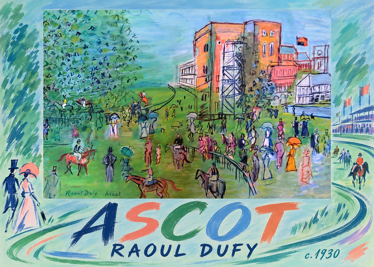 Raoul Dufy Ascot C. 1930 II No3 - Poster