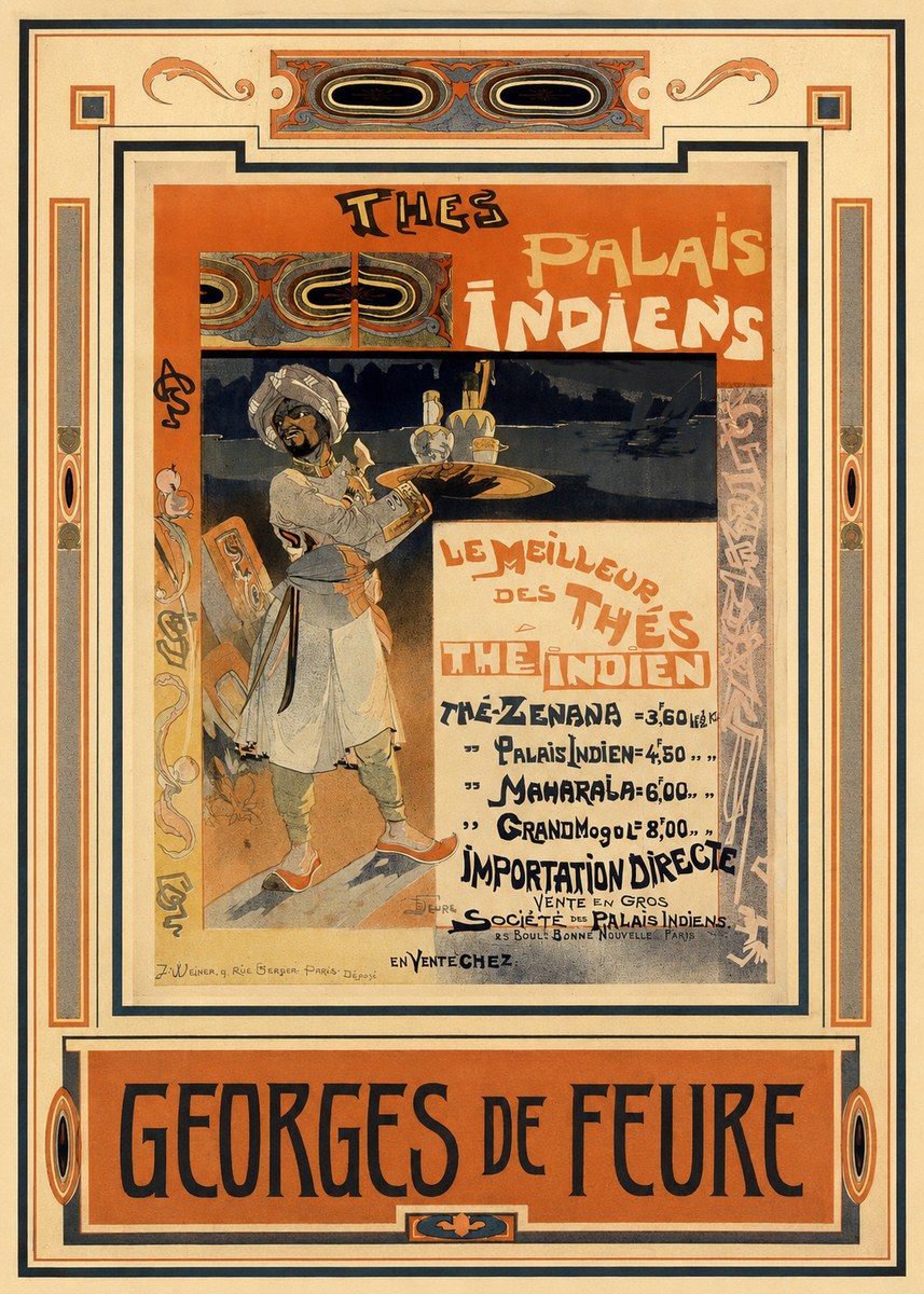 Georges de Feure Palais Indiens No3 - Poster