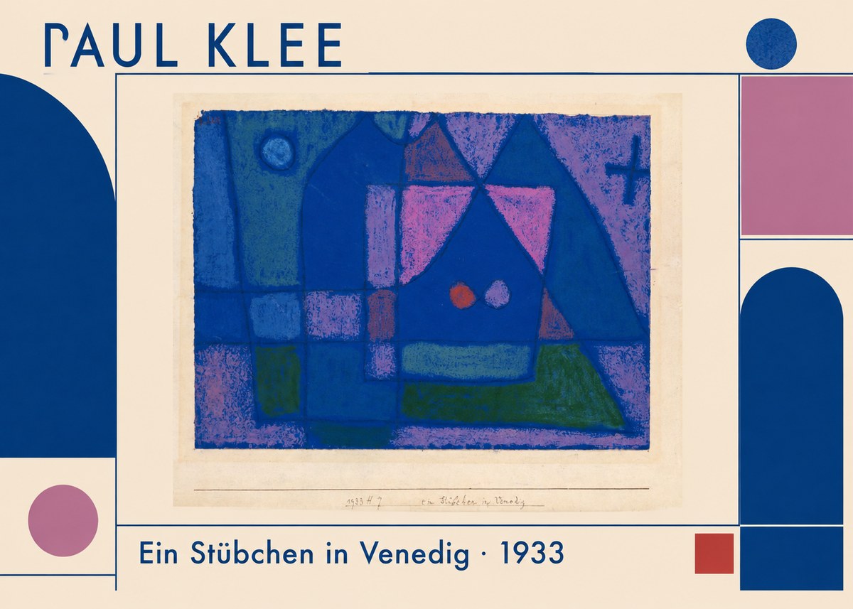 Paul Klee Ein Stübchen in Venedig No1 - Poster