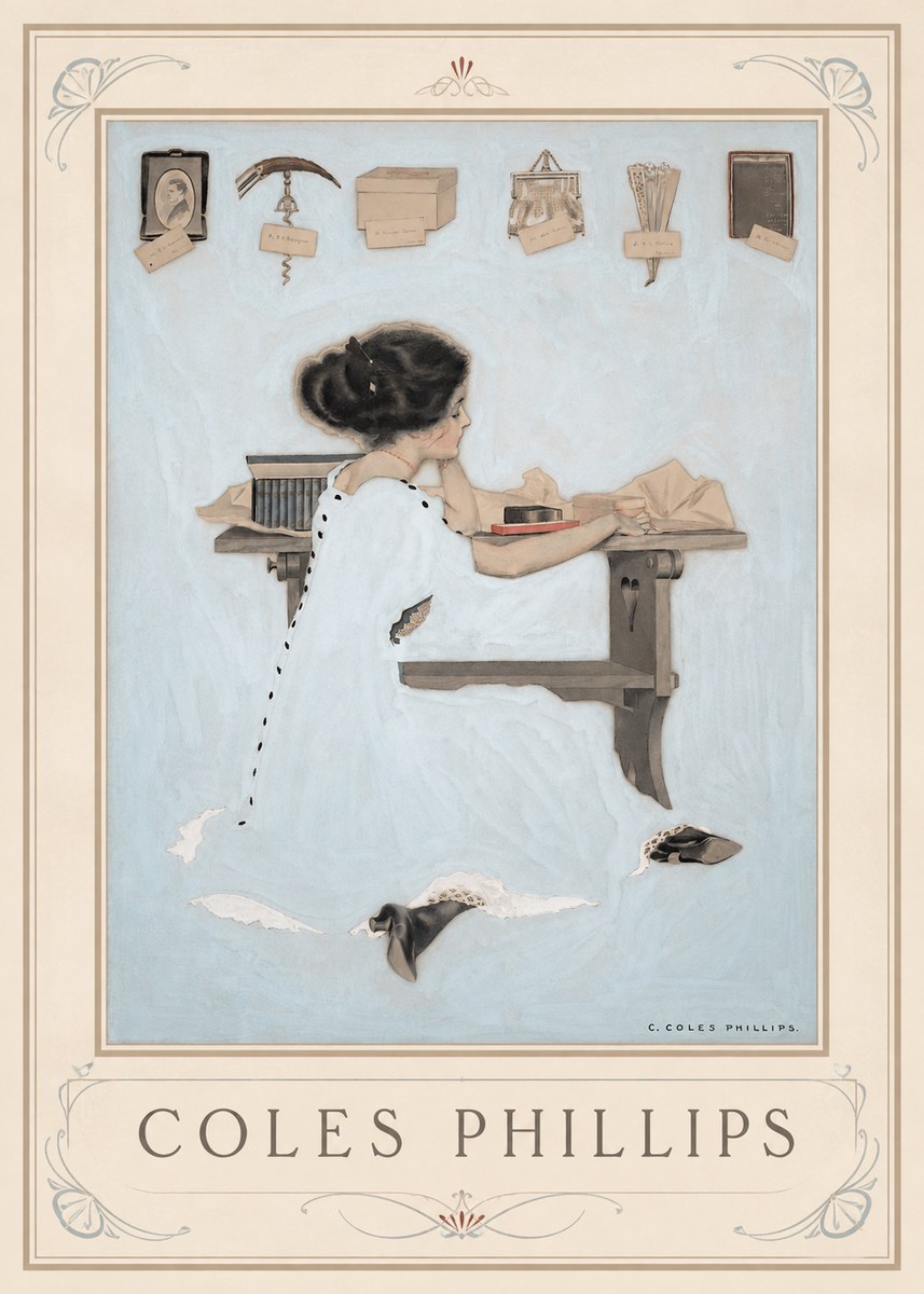 Coles Phillips Remembrance No1 - Poster