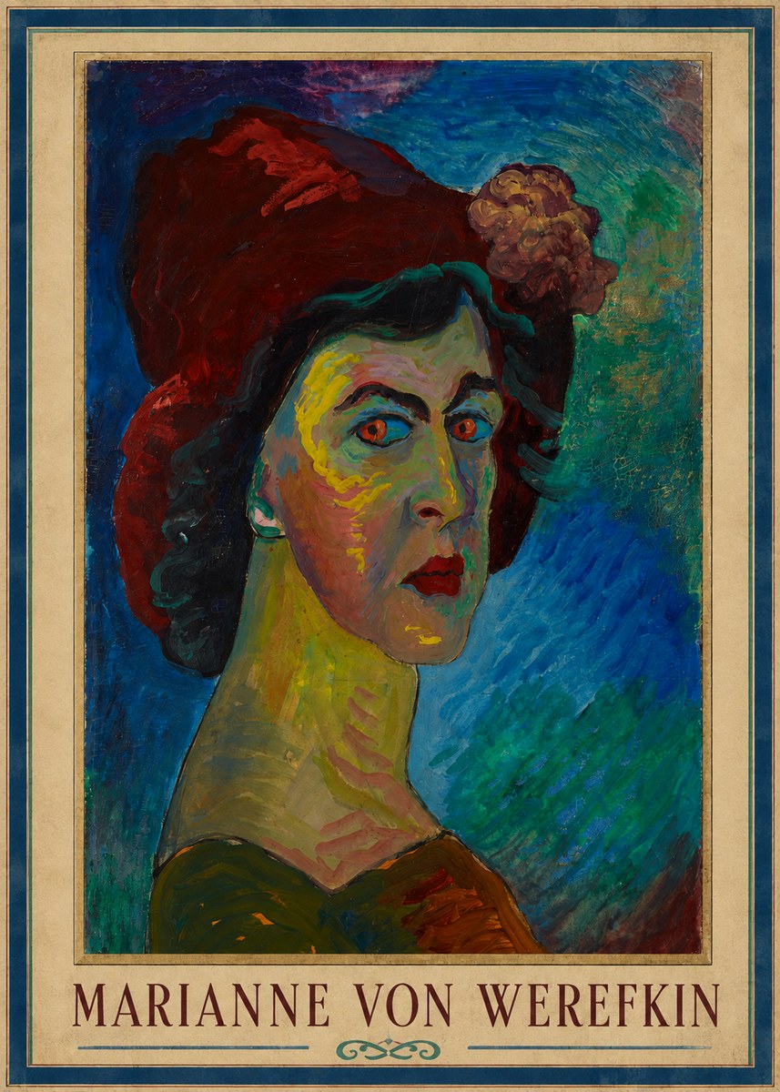 Marianne von Werefkin Self-portrait No1 - Poster