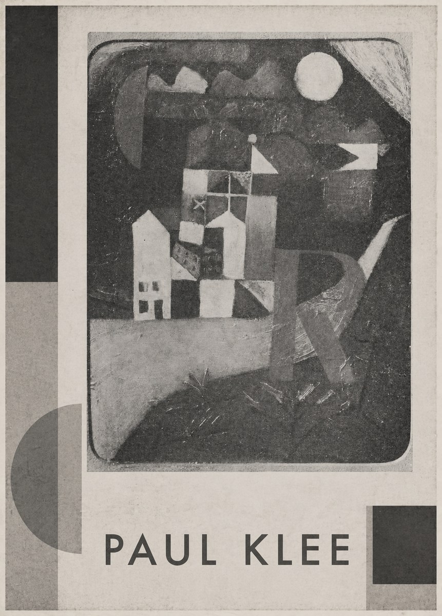 Paul Klee Village in the Mountains No3 - Poster