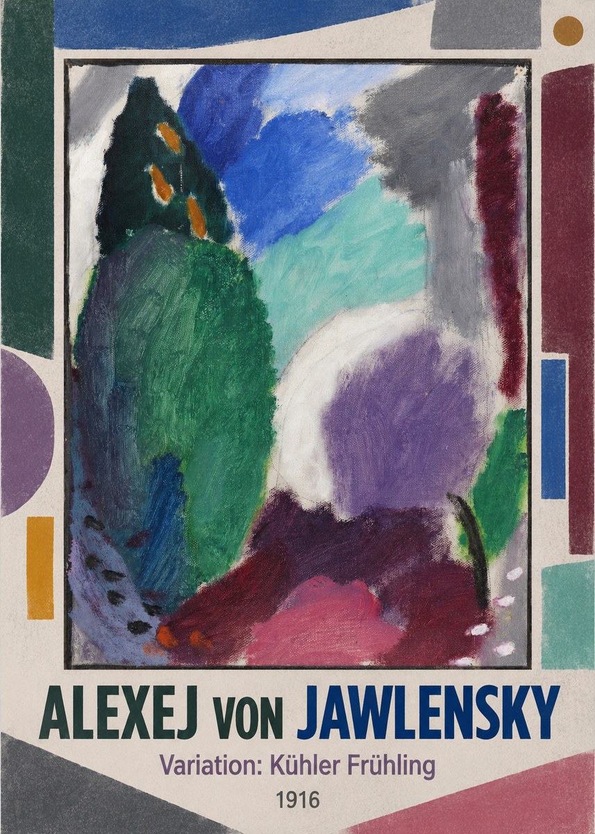 Alexej von Jawlensky Variation: Kühler Frühling No1 - Poster