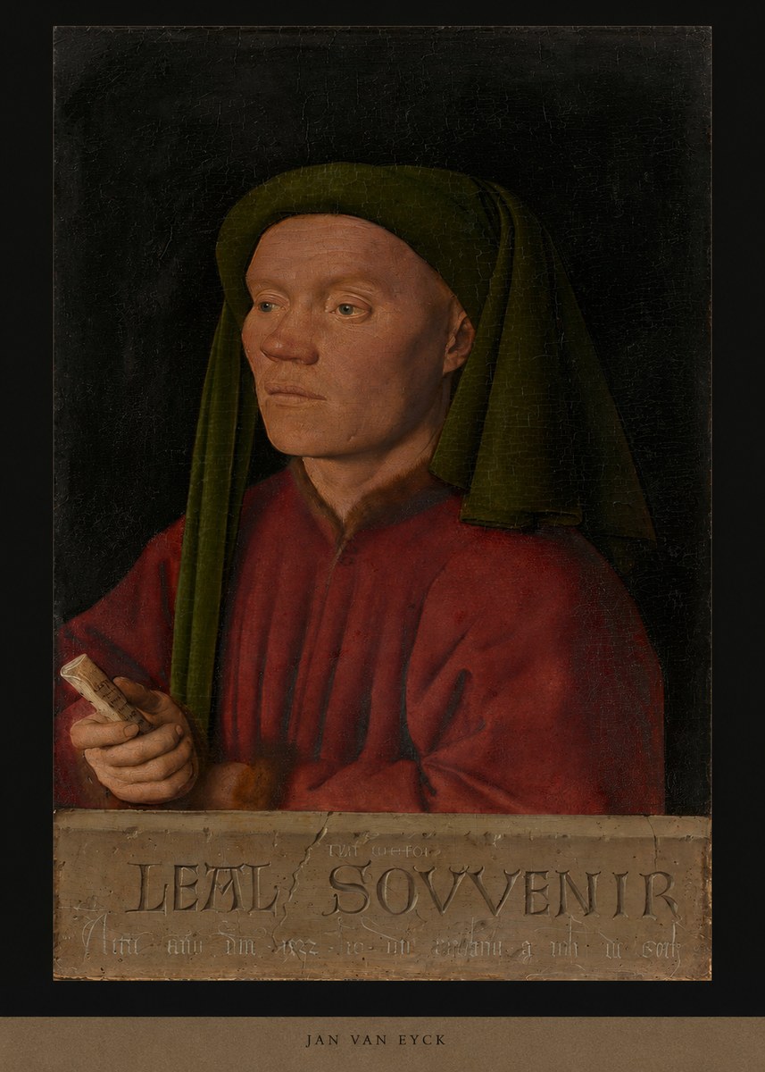 Jan van Eyck Léal Souvenir No5 - Poster