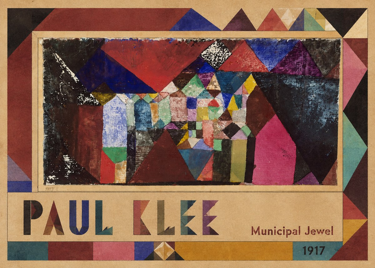 Paul Klee Municipal Jewel No1 - Poster