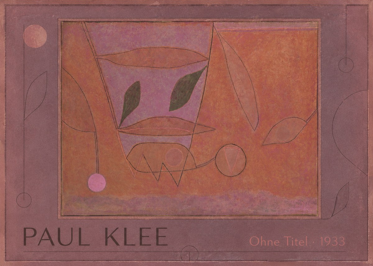 Paul Klee Ohne Titel II No1 - Poster