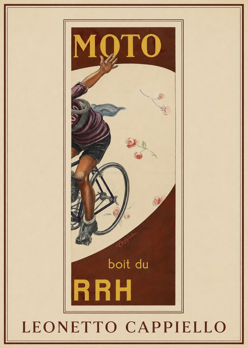 Leonetto Cappiello Moto Rrh No1 - Poster
