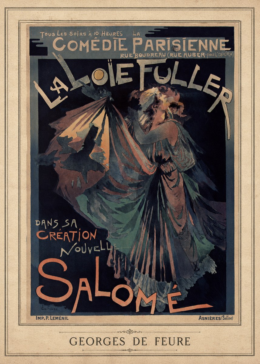 Georges de Feure La Loïe Fuller - Salomé III No3 - Poster