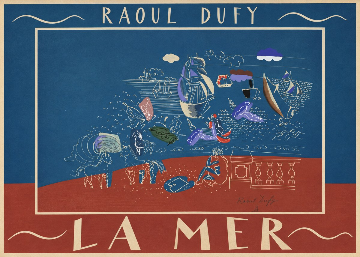 Raoul Dufy La Mer No3 - Poster