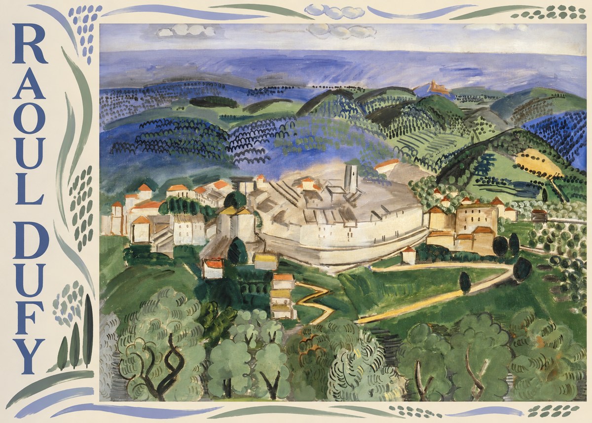 Raoul Dufy Vue De Vence No2 - Poster