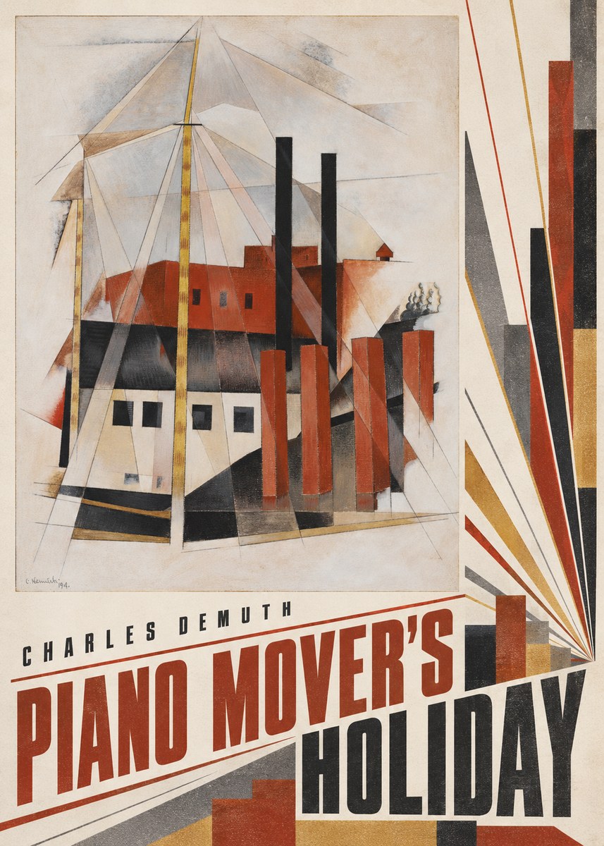 Charles Demuth Piano Mover's Holiday No5 - Poster