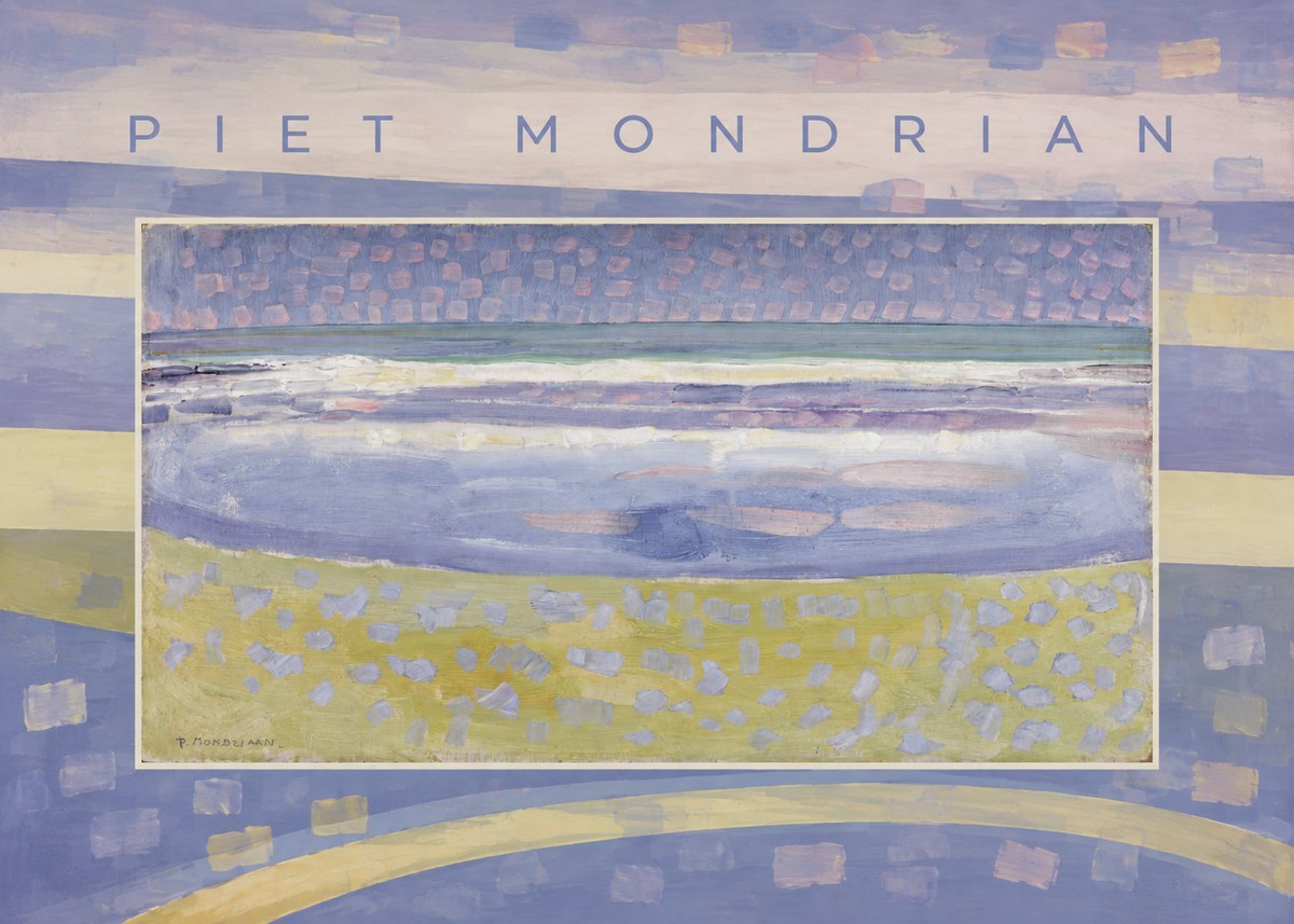 Piet Mondrian The Sea No5 - Poster